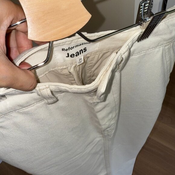 Maxi Denim Skirt, Neutral- Reformation - Picture 4 of 5